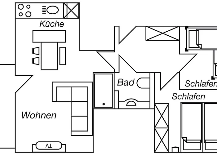 דירה Objekt-nr 196 - Priwall - Fliegerweg